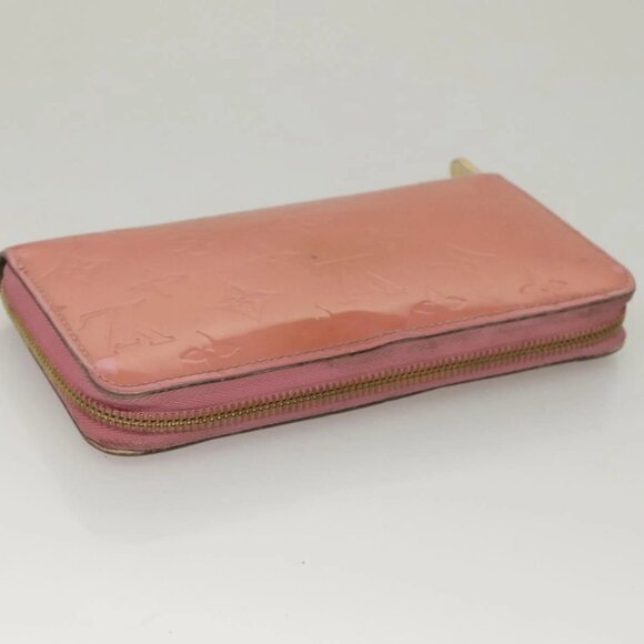 LOUIS VUITTON Vernis Zippy Wallet Long Wallet Poppy Petal M61562 LV Auth am8739 - Picture 5 of 15